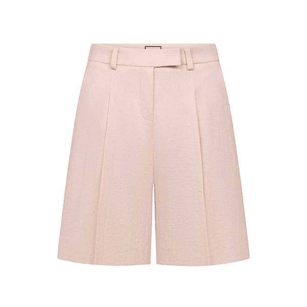 Seductive Chrissy Fine Linen Shorts Rosé