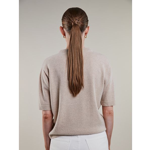 Stenströms Janet Short Sleeve Knit Beige