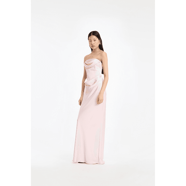  ROTATE Corsage Long Dress Blushing Bride