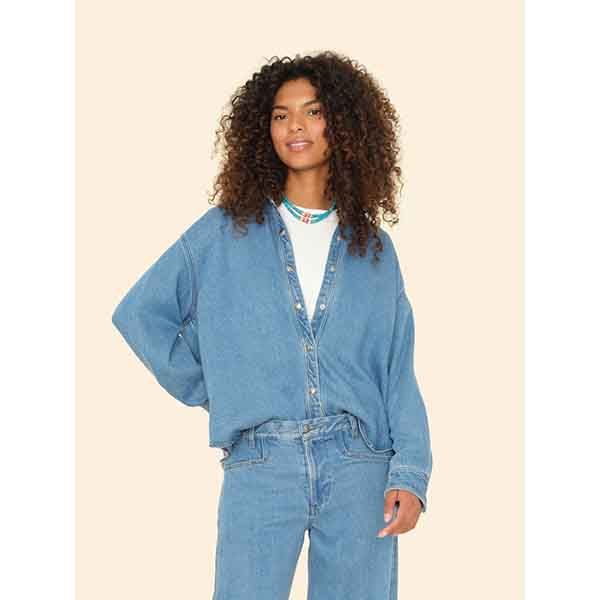 Xirena Gia Shirt Voyage Blue