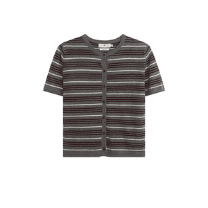 Hovedbilde Arnie Says Cedar Stripe Cardigan Grey Multi