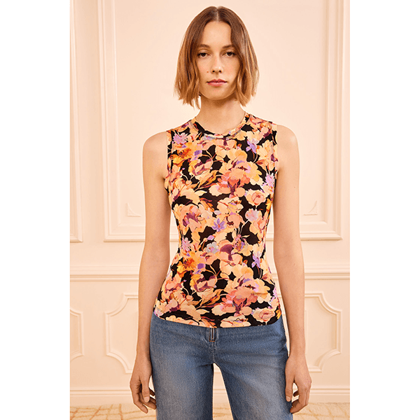 Ulla Johnson Ines Sleeveless Top Night Bloom