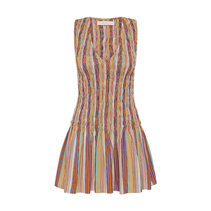 Hovedbilde Faithfull Palomar Mini Dress Agua Stripe Mustard