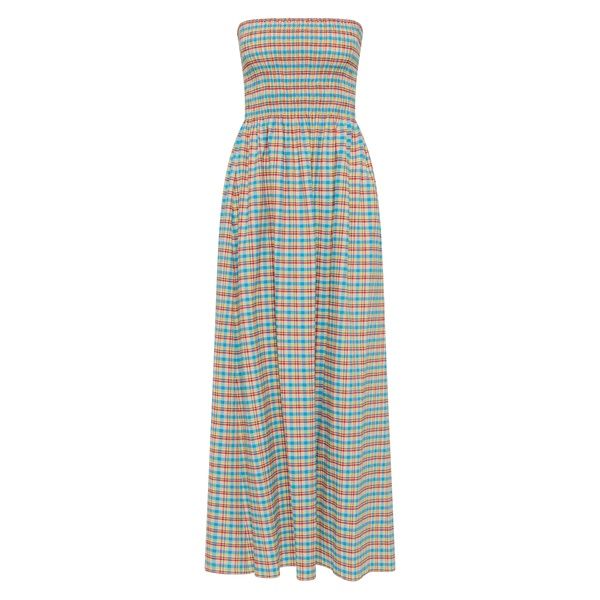 Faithfull Jamie Midi Dress Sofia Check