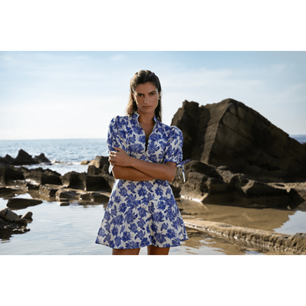 Mandibreeze Harmonia Dress Blue Print