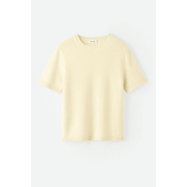Soft Goat Oversized T-shirt Waxed Paper