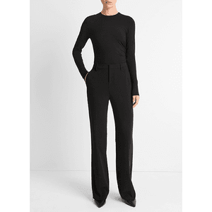 Hovedbilde Vince Mid Rise Tailored Flare Pant Black