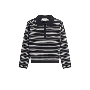 Hovedbilde Arnie Says Cassie Stripe Sweater Dk Navy Multi