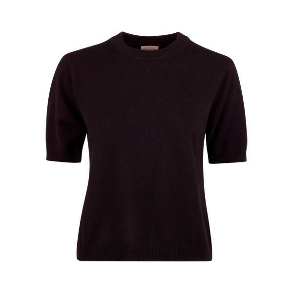 Stenströms Janet Short Sleeve Knit Black