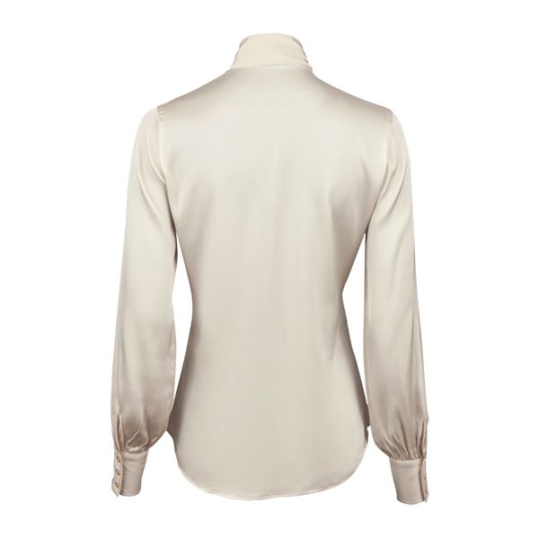 Stenströms Selma Bowtie Blouse Champagne