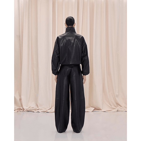 Haikure Jordan Nappa Leather Jacket Black