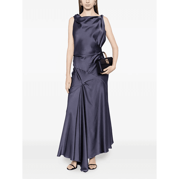 Victoria Beckham Posy Midi Dress Eclipse
