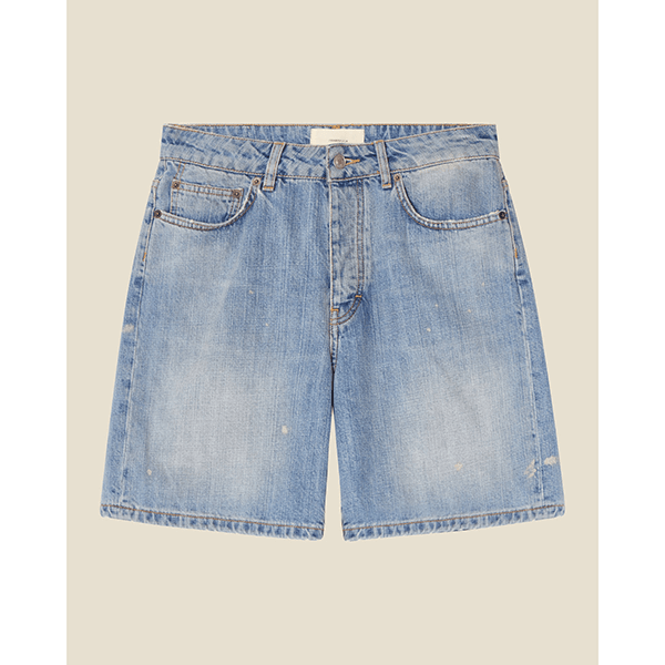 Jeanerica Belem Shorts Light Blue Righe