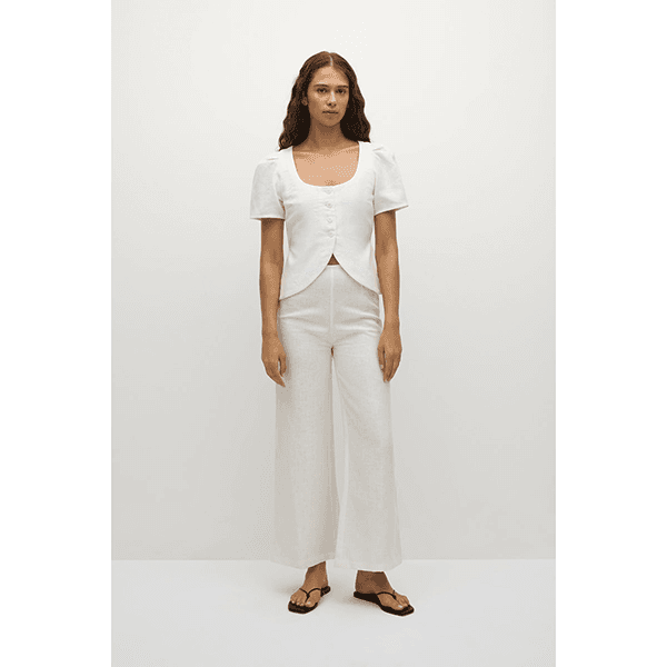 Faithfull Audrey Vest White