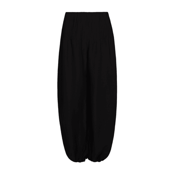 Vince High Waist Pintuck Wide Leg Black