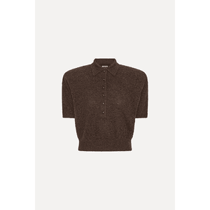 Hovedbilde ROTATE Knitted Polo Potting Soil