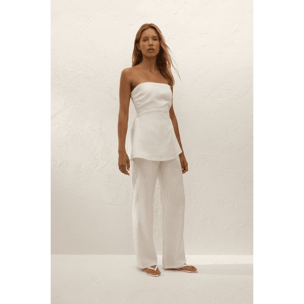 Faithfull Capriolla Pant White