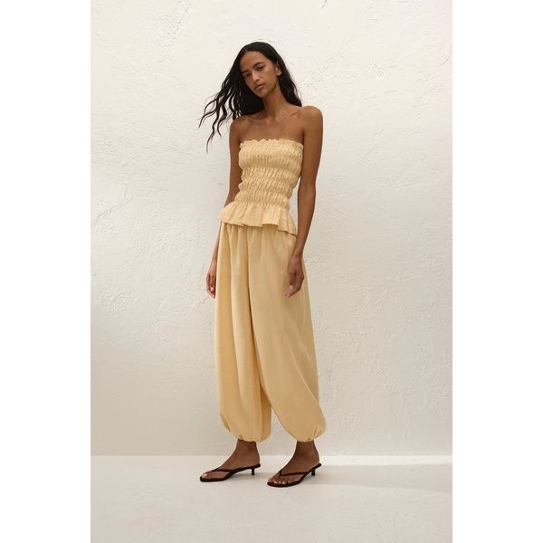 Faithfull Kortez Balloon Pant Daffodil
