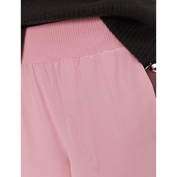 JOSEPH Nour Satin Twill Trousers Blush