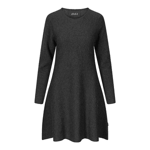 Hovedbilde ella&il Cecilie Merino Dress Dark Grey Melange