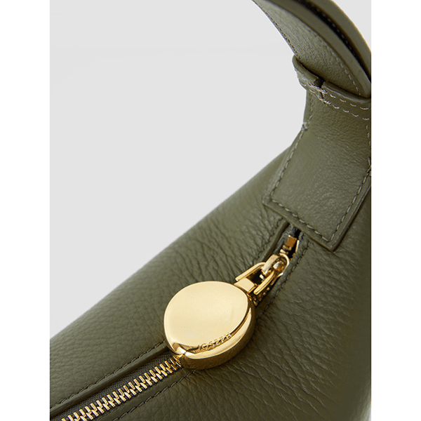 JOSEPH Bean Leather Bag Palm Leaf