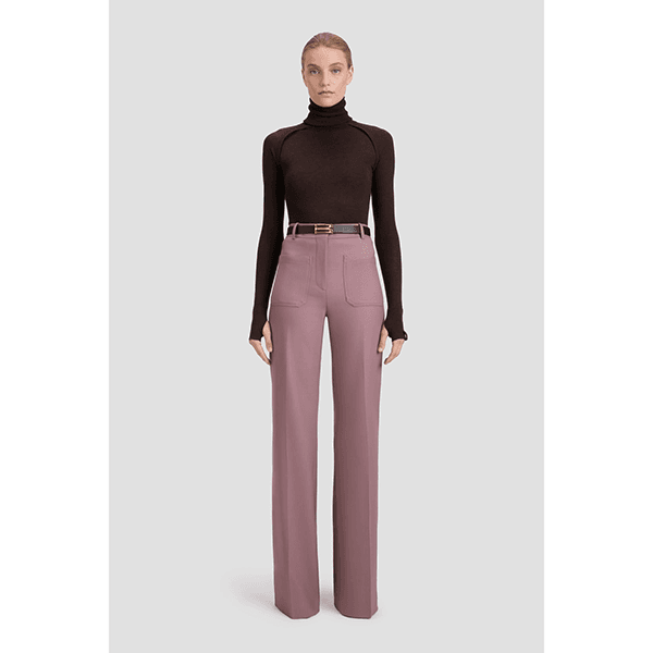 Victoria Beckham Alina Trouser Mauve