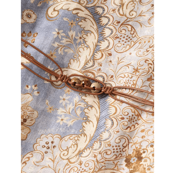 Zimmermann Daylight Tunic Midi Damask Denim