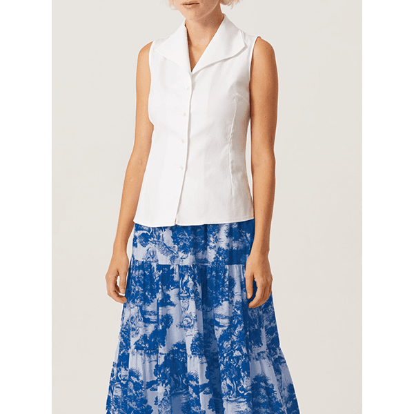 Andiata Tess Top White