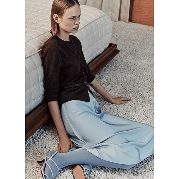 Vince Pull On Slip Skirt Clearwater