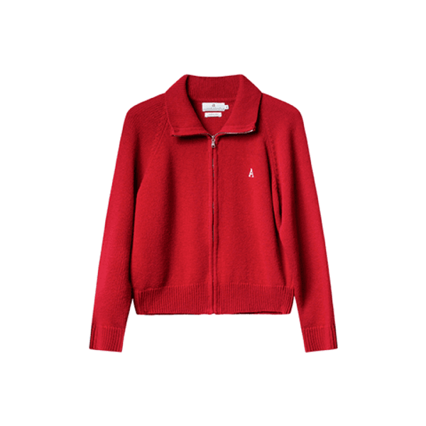 Arnie Says Sail Cardigan Red